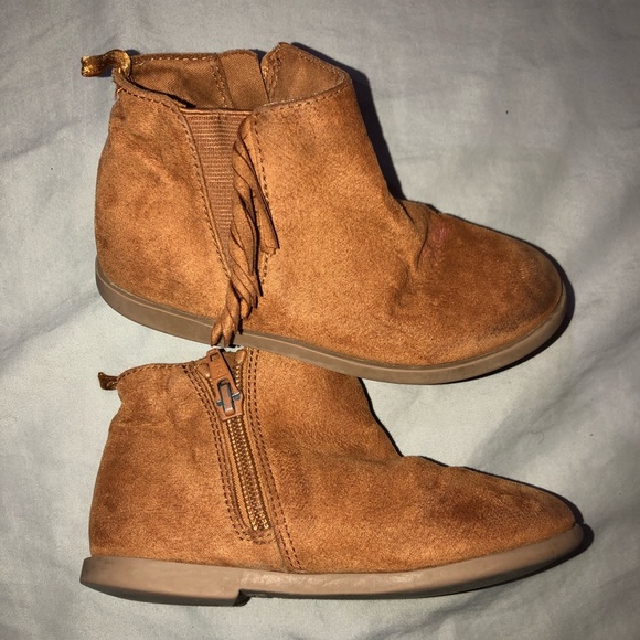 Tan fringe booties - Picture 4 of 9